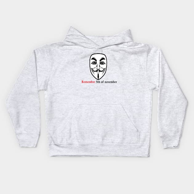 V for Vendetta Kids Hoodie by NAYAZstore